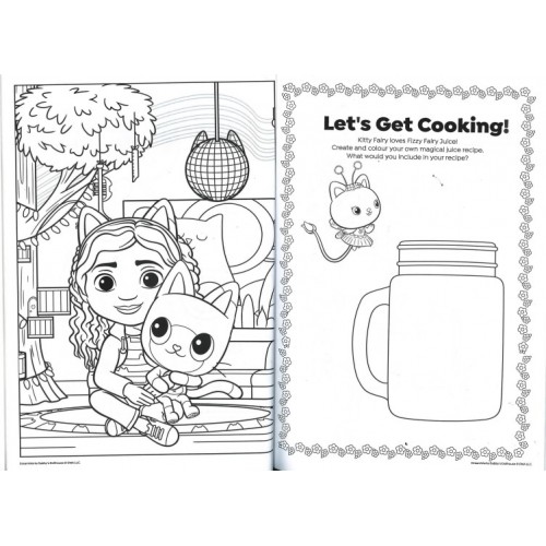 Gabby's Dollhouse Jumbo Colouring Book